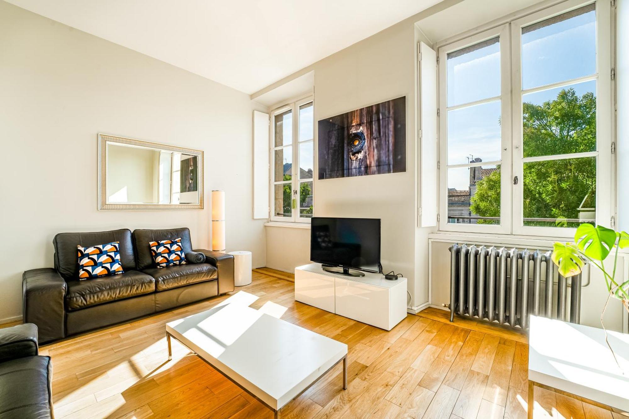 Appartement T3 De Prestige Proche Du Jardin Public De Bordeaux Bagian luar foto